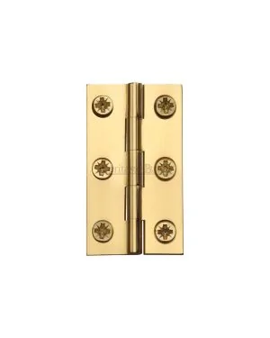 Heritage Brass Hinge Brass 2 X 1 1/8 Polished Brass finish