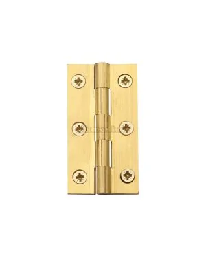 Heritage Brass Hinge Brass 2 1/2 x 1 3/8 Natural Brass finish