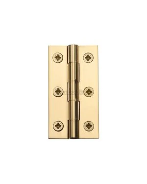 Heritage Brass Hinge Brass 2 1/2 x 1 3/8 Polished Brass finish