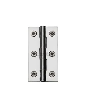 Heritage Brass Hinge Brass 2 1/2 x 1 3/8 Polished Chrome finish