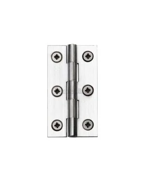 Heritage Brass Hinge Brass 2 1/2 x 1 3/8 Satin Chrome finish