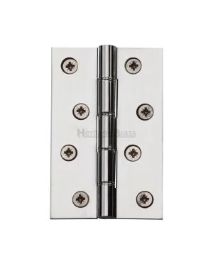 Heritage Brass Hinge Brass with Phosphor Washers 4 x 2 5/8 Polished Chrome finish