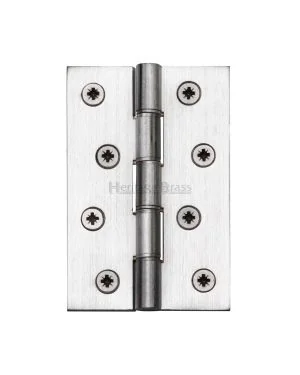 Heritage Brass Hinge Brass with Phosphor Washers 4 x 2 5/8 Satin Chrome finish