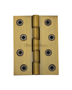 Heritage Brass Hinge Brass with Phosphor Washers 4" x 3" Antique Brass finish