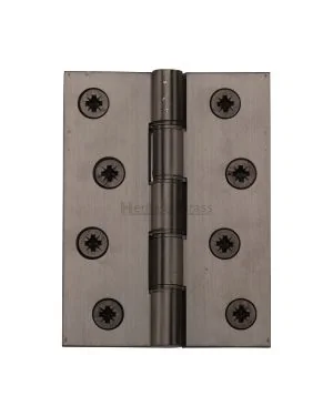 Heritage Brass Hinge Brass with Phosphor Washers 4" x 3" Matt Bronze finish