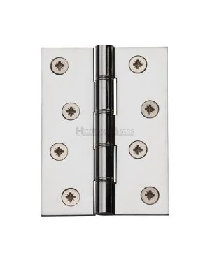 Heritage Brass Hinge Brass with Phosphor Washers 4" x 3" Polished Chrome finish