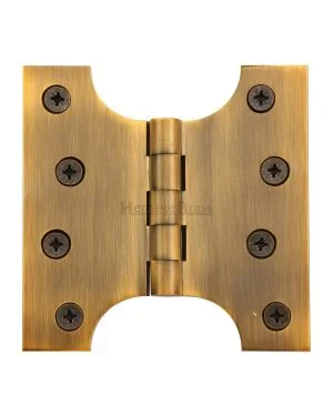 Heritage Brass Parliament Hinge Brass 4 x 2 x 4 Antique finish