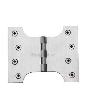 Heritage Brass Parliament Hinge Brass 4 x 3 x 5 Satin Chrome finish