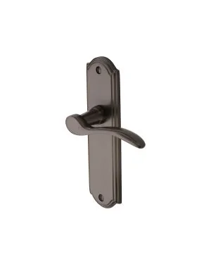 Heritage Brass Door Handle Lever Latch Howard Design Matt Bronze finish