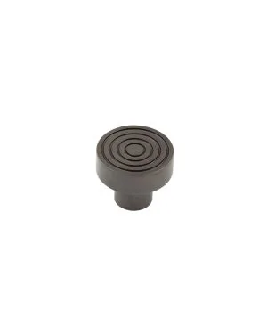 Murray Reeded Cupboard Knob - Dark Bronze