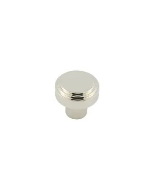 Cropley Stepped Cupboard Knob - Polished Nickel