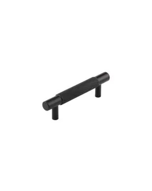 Taplow Diamond Knurled Cabinet Handle - Matt Black