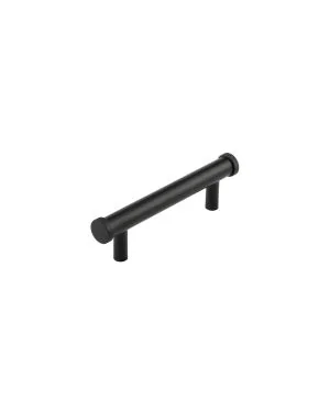 Thaxted Line Knurled Cabinet Handle - Matt Black
