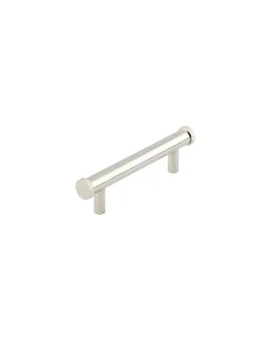 Thaxted Line Knurled Cabinet Handle - Polished Nickel