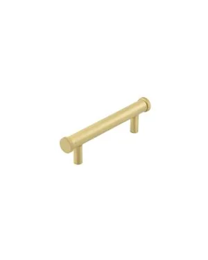 Thaxted Line Knurled Cabinet Handle - Satin Brass
