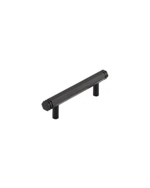 Nile Hexagonal Stepped Cabinet Handle - Matt Black