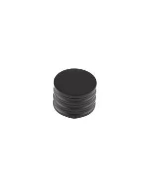 Sturt Grooved Cupboard Knob - Matt Black