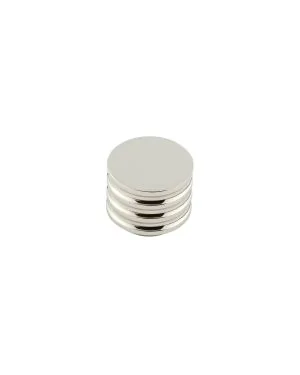 Sturt Grooved Cupboard Knob - Polished Nickel
