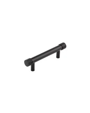 Sturt Grooved Cabinet Handle - Matt Black
