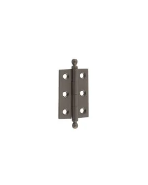 Hoxton 2" (50mm) Finial Cabinet Hinge - Dark Bronze