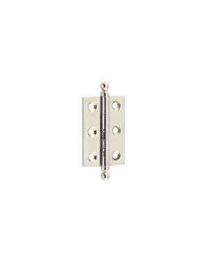 Hoxton 2" (50mm) Finial Cabinet Hinge - Polished Nickel