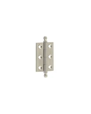 Hoxton 2" (50mm) Finial Cabinet Hinge - Satin Nickel