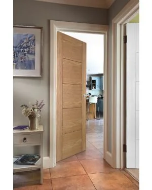 Iseo K4500 Oak Fire Door (FD30)