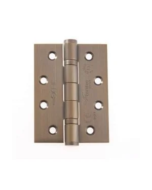 Jedo Stainless Steel  4" (102mm) Ball Bearing Hinges - Antique Brass