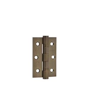 Jedo Stainless Steel  3" (76mm) Ball Bearing Hinges - Antique Brass