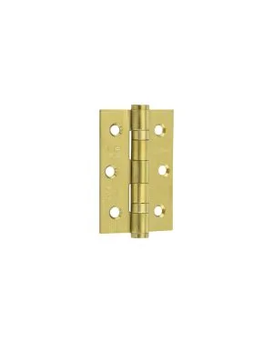 Jedo Stainless Steel  3" (76mm) Ball Bearing Hinges - Satin Brass
