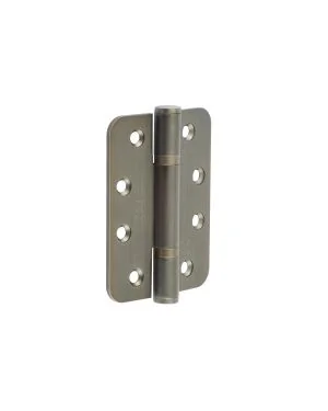 Jedo Stainless Steel  4" (102mm) Radiused Polymer Bearing Hinges - Antique Brass