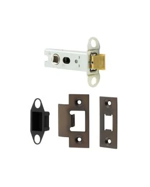 Jedo Heavy Duty Tubular Latches - Dark Bronze