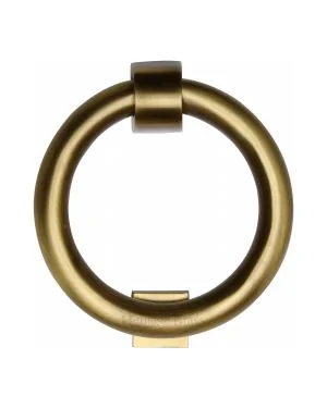 Heritage Brass Ring Knocker Antique finish