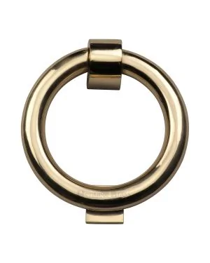 Heritage Brass Ring Knocker Polished Brass finish