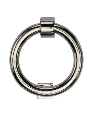 Heritage Brass Ring Knocker Polished Nickel finish