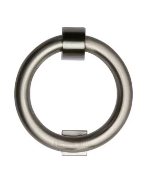 Heritage Brass Ring Knocker Satin Nickel finish
