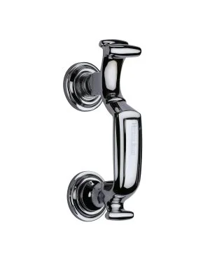 Heritage Brass Doctor Knocker Polished Chrome finish