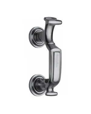 Heritage Brass Doctor Knocker Satin Chrome finish