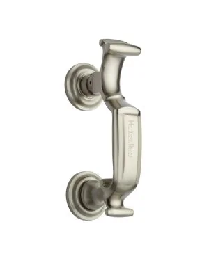 Heritage Brass Doctor Knocker Satin Nickel finish