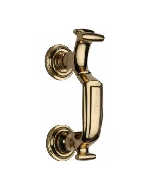 Heritage Brass Doctor Knocker Unlacquered Brass Finish