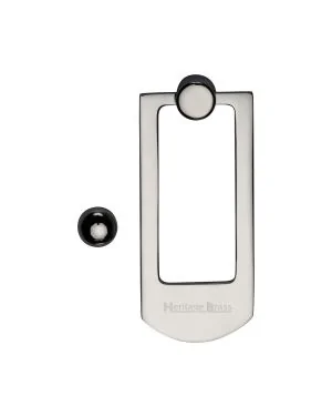 Heritage Brass Door Knocker Polished Nickel finish