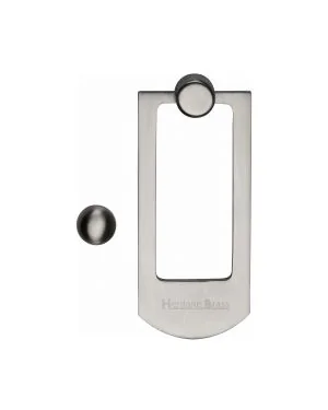 Heritage Brass Door Knocker Satin Nickel finish