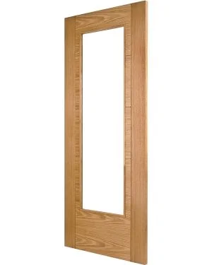 Iseo K4501 Oak 1-Light Fire Door (FD30 - Made to Measure)