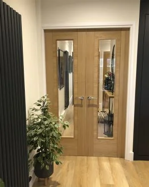 Iseo K4501 Oak 1-Light Fire Door (FD30)