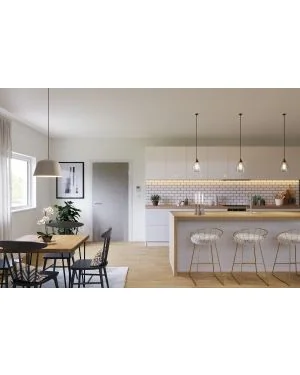 Atlanta Light Grey Fire Door (FD60)