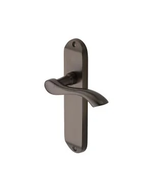 Heritage Brass Door Handle Lever Latch Algarve Design Matt Bronze finish