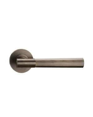Nasser Lever Handle Pair - Antique Brass