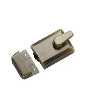 60mm Roller Bolt Night Latch Antique Finish