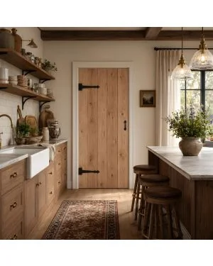 Rustic Solid Oak Ledged