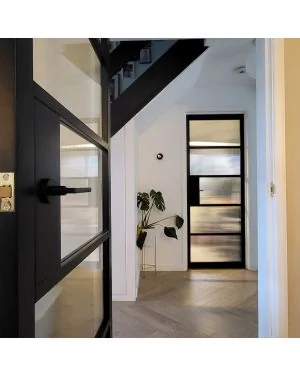 Odense Black 5-Light Reeded (Made to Measure)